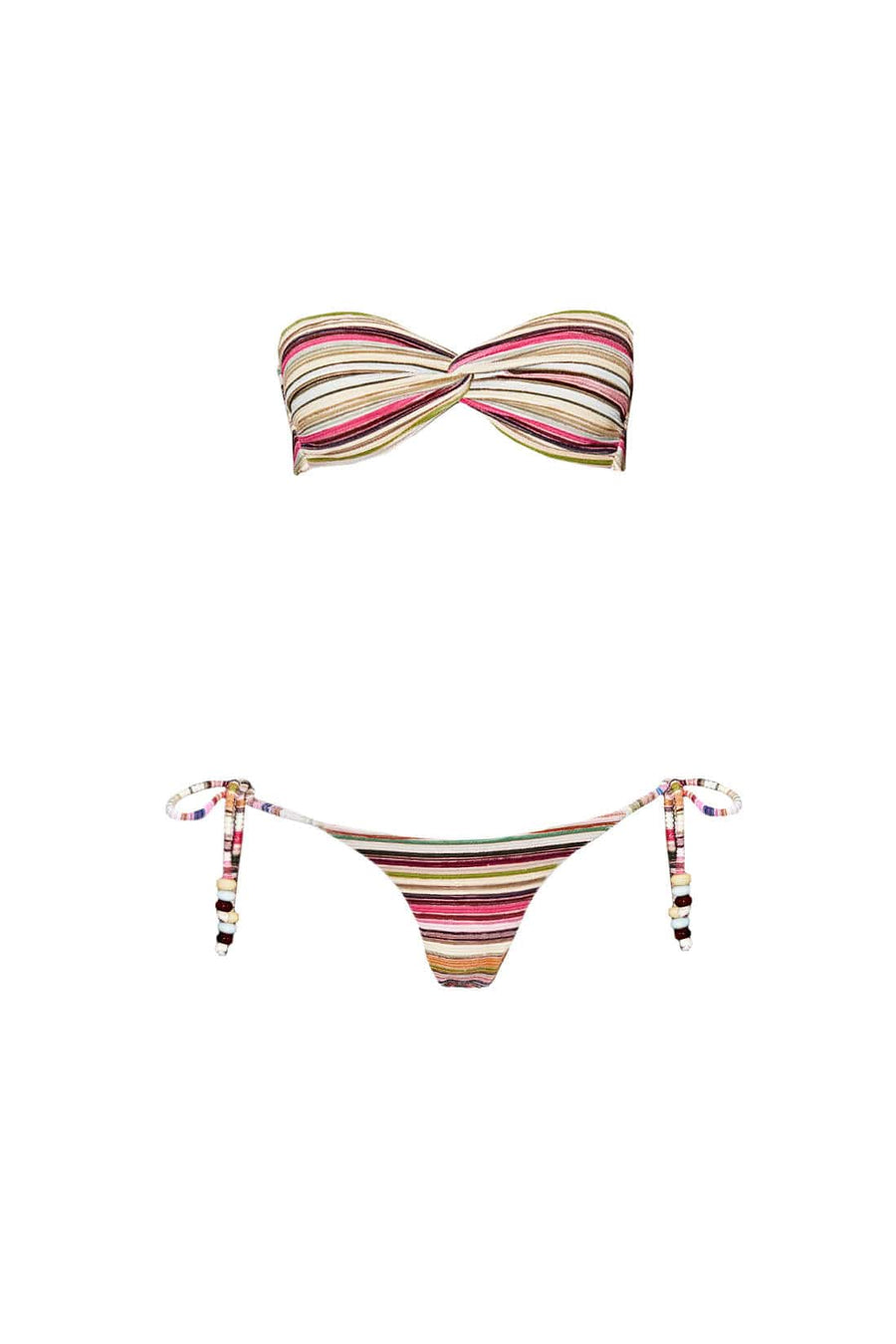 URSULA top - multi stripe  -  SWIM TOPS  -  B Ā M B A S W I M