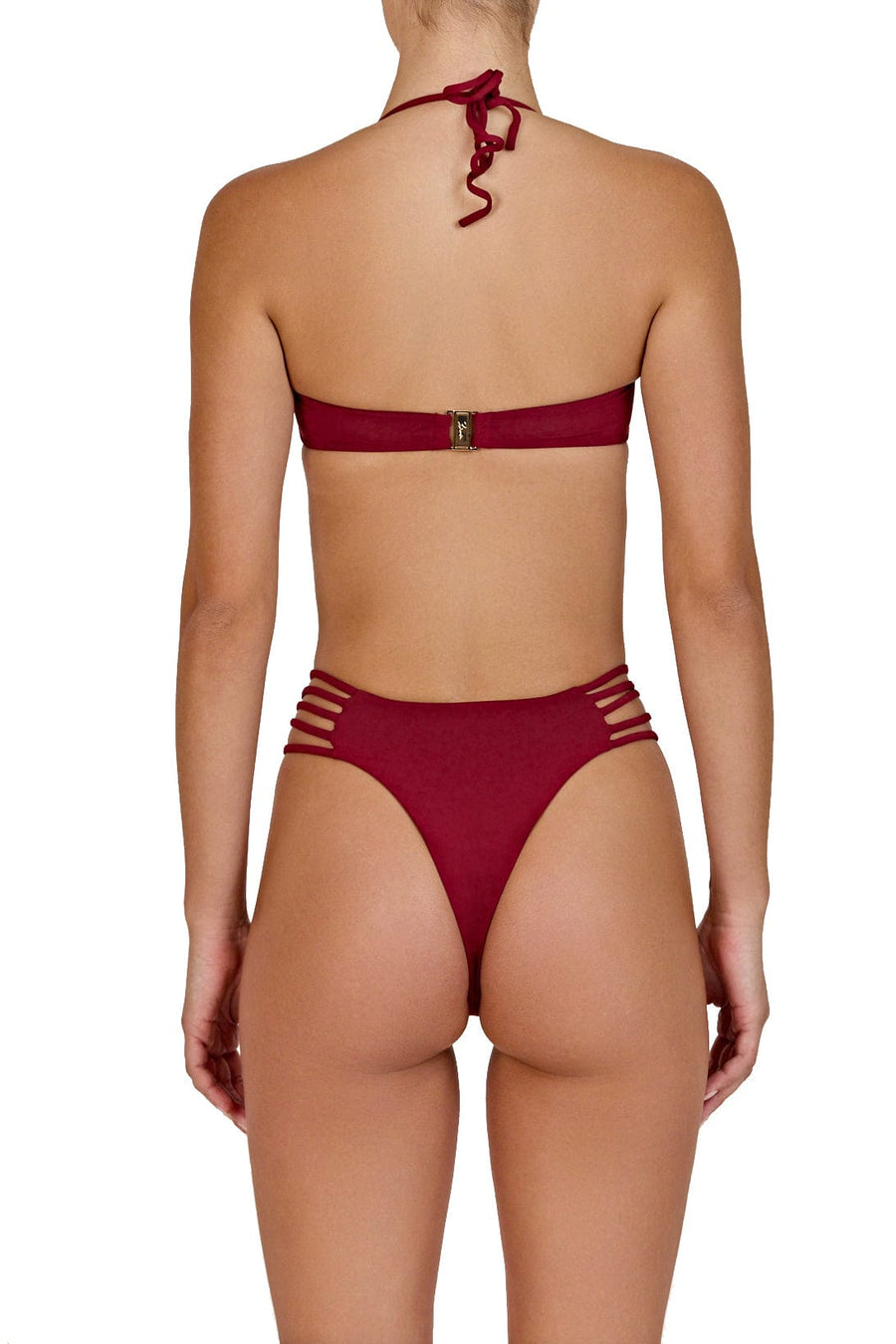 SIRENS top - maroon  -  SWIM TOPS  -  B Ā M B A S W I M