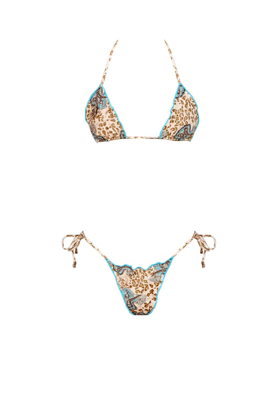 CORA top- leopard boheme  -  SWIM TOPS  -  B Ā M B A S W I M