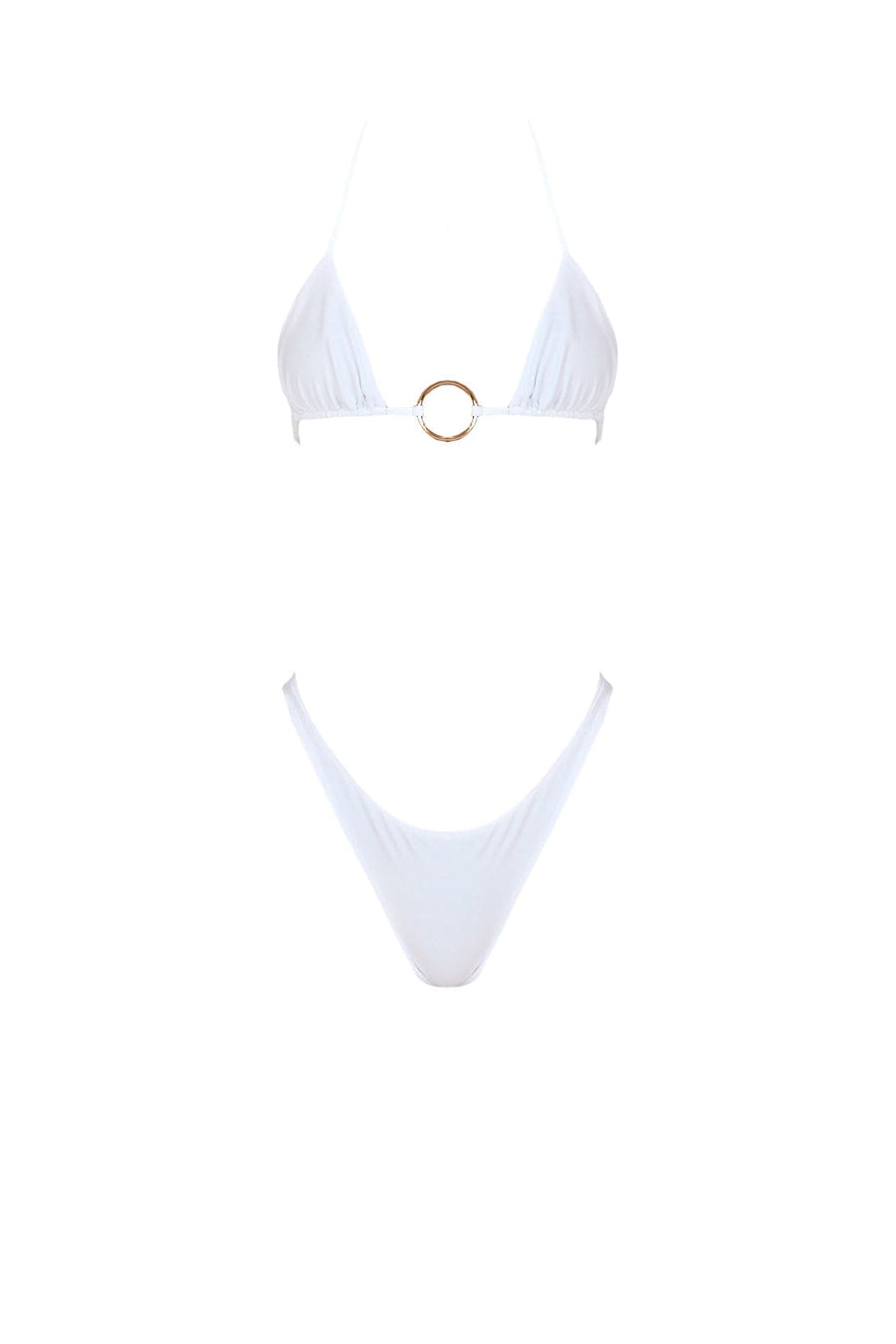 TRITON top- pure white  -  SWIM TOPS  -  B Ā M B A S W I M