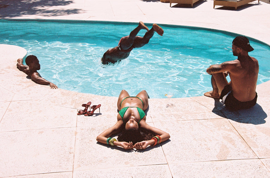 MALIBU top - forest green  -  SWIM TOPS  -  B Ā M B A S W I M